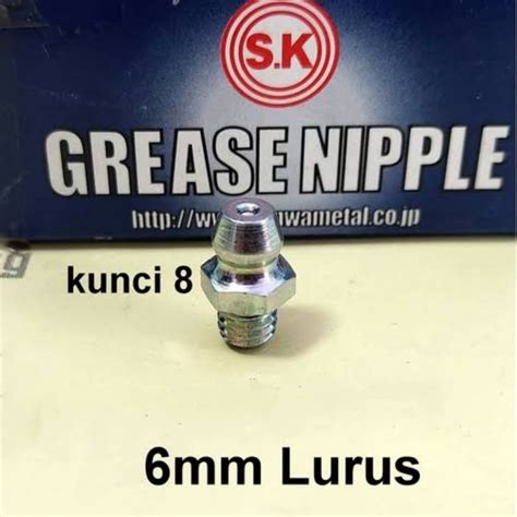 Jual Nipple Grease Nepel Gemuk Mm Lurus Straight Sk Sanwa Shopee