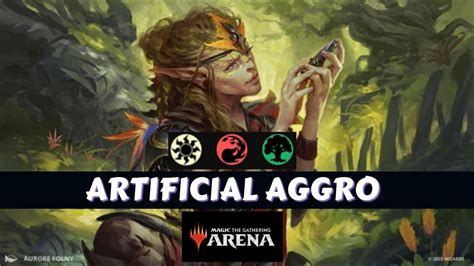 Naya Artifact Aggro MTG Arena Standard Gameplay Brothers War YouTube