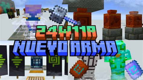 Un Nuevo Arma Y Nuevas Armaduras En Minecraft Review Snapshot