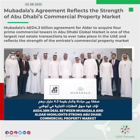 Uae Forsan On Twitter Mubadalas Agreement Reflects The Strength Of