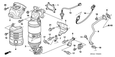 Honda Civic Converter Emissions Engine Fuel System Rna A