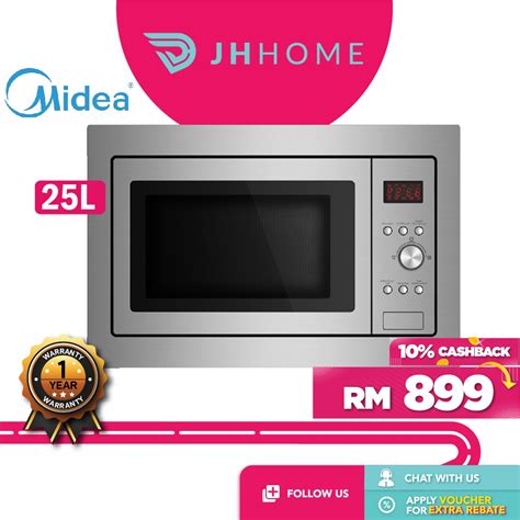 Midea 25L Built In Microware Oven MBM 1925B With Grill Shopee Malaysia