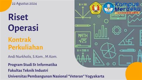 Riset Operasi 1 Kontrak Perkuliahan Ppt