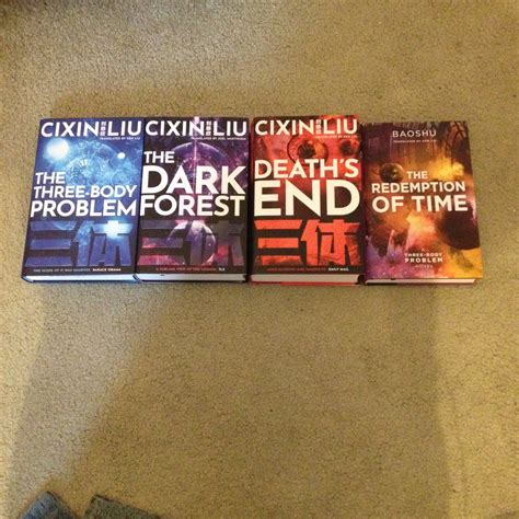 THE THREE BODY PROBLEM. THE DARK FOREST, DEATH'S END and THE REDEMPTION OF TIME: UK SIGNED AND ...