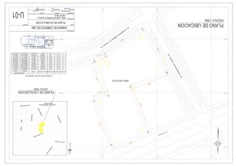 Plano De Ubicacion Coordenadas Utm Pdf