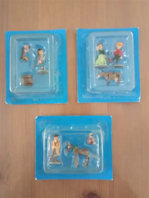 Lot Mini Figurines Lucky Luke Atlas Plastoy Plomb Collection