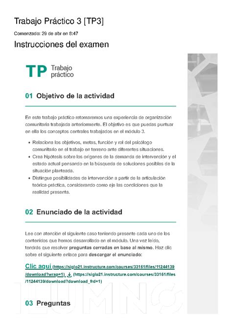 Examen Trabajo Pr Ctico Tp Estrategia Trabajo Pr Ctico Tp