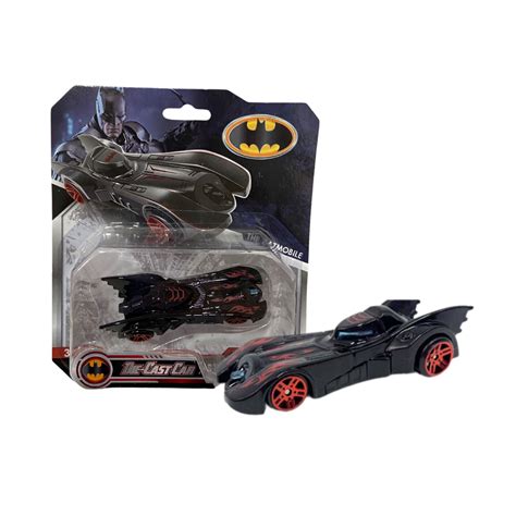 Carrinho De Ferro Batmovel Estilo Hot Wheels Miniaturas Colecionáveis Batman Carrinho