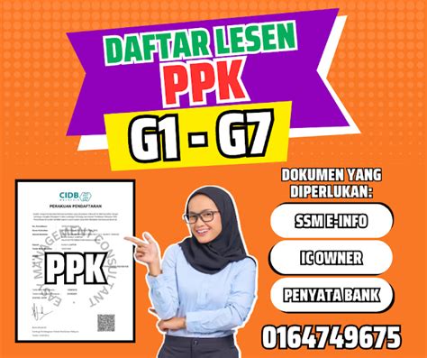 Lesen Cidb Mof Murah Daftar Sijil Cidb Ppk Untuk Menjadi Kontraktor