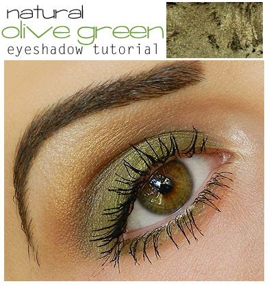 Natural Olive Green Eyeshadow Tutorial | Home and Heart DIY