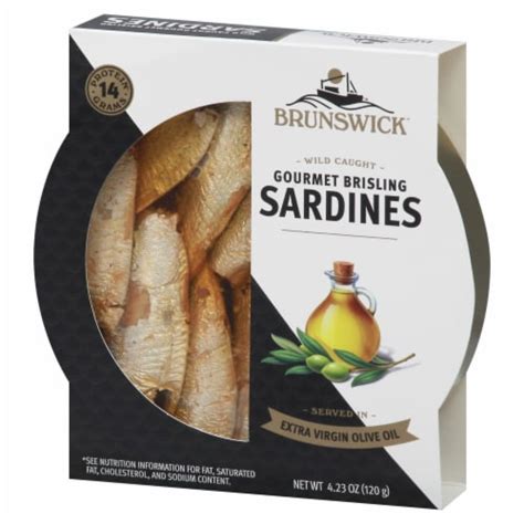 Brunswick™ Mediterranean Style Wild Caught Gourmet Brisling Sardines In