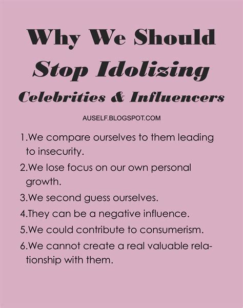 We Need to Stop Idolizing Celebrities | Auself