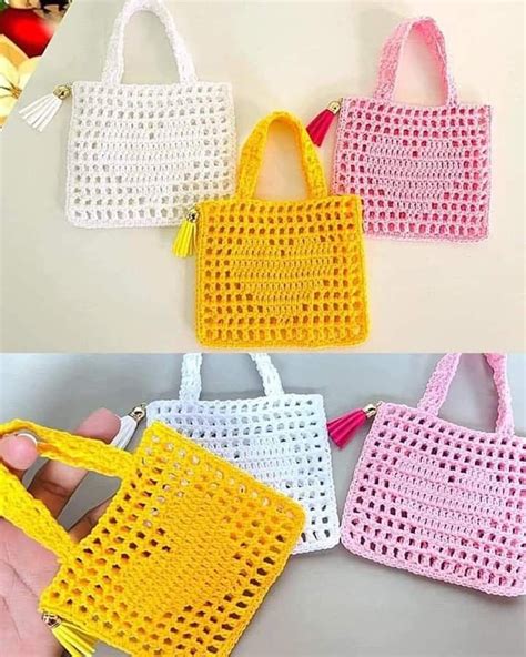 Mini Granny Square Bag Crochet Tutorial Artofit