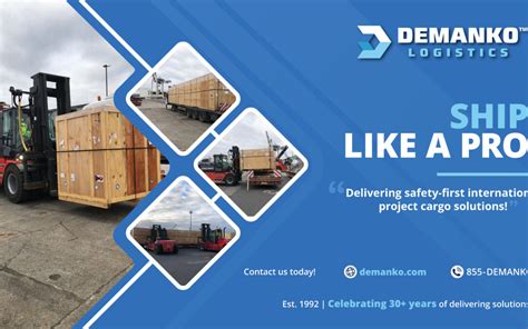 GOOD THINGS COME IN THREES Demanko Logistics