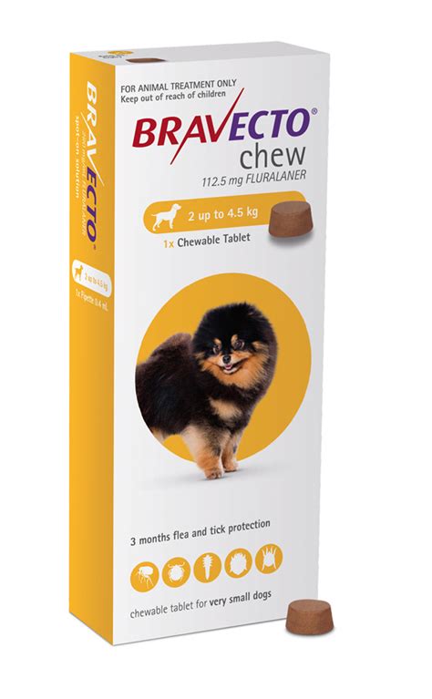 Bravecto chew for dogs - Vetz Ltd TA The Vet