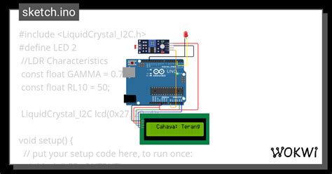 Praktik Arduino Dan Sensor Ldr Wokwi Esp Stm Arduino Simulator