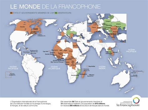 Francophonie Map