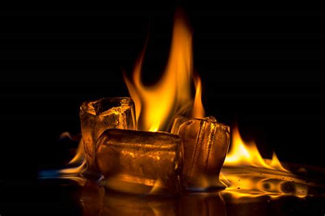 Best Ice Cube On Fire Stock Photos Pictures And Royalty Free Images Istock