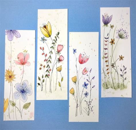 Watercolor Flower Cards