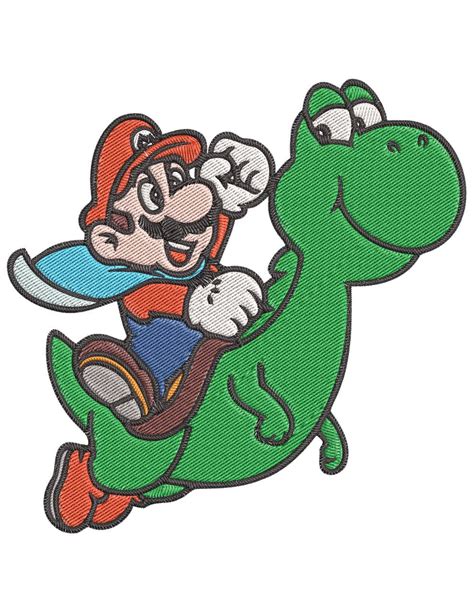 Super Mario Embroidery Design 084 Digital Embroidery Designs