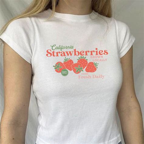 Coquette Shirt Strawberry Shirt Coquette Strawberry Tshirt Coquette