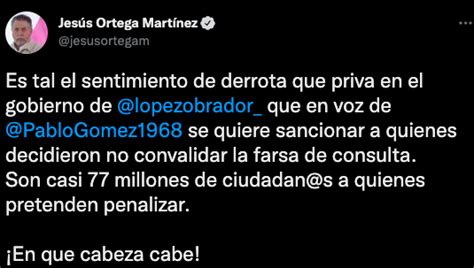 En Qué Cabeza Cabe ” Expresidente Del Prd Rechazó La Propuesta De