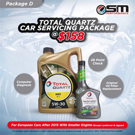 Total Ineo Mc W Engine Oil Servicing Package Car Accessories Car