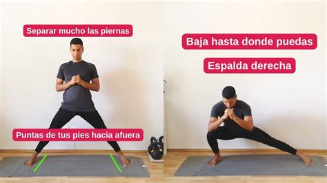 Estocada Lateral Ejercicio Entrenador Wellness Youtube