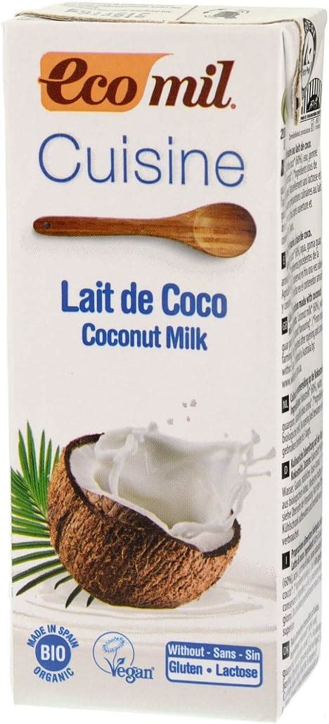 Ecomil Cuisine Lait De Coco Bio Ml Ecm D Amazon Fr