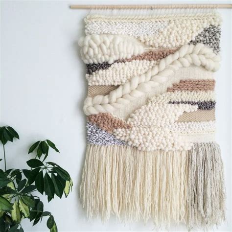 Woven Wall Hanging Handmade Woven Tapestry Wall Art Etsy