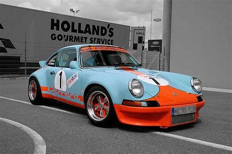 Porsche Carrera In Gulf Livery Cool Sports Cars Classic Porsche