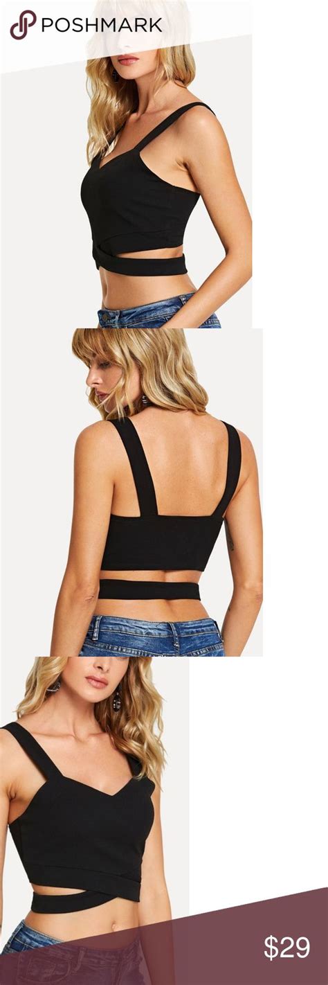 NEW Criss Cross Crop Top Criss Cross Cropped Top Clothes Design