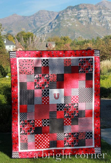 A Bright Corner: University of Utah quilt