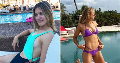 Tennis Babe Eugenie Bouchard Breaks Out Sizzling Bikini Again In Jaw Dropping Snap Daily Star