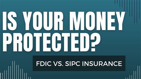 How To Protect Your Money FDIC SIPC Insurance Explained YouTube