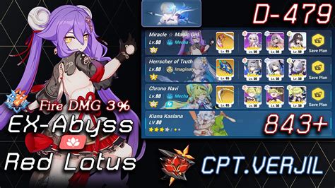 Honkai Impact Ex Abyss Red Lotus Rita Aka Ignite Pts D