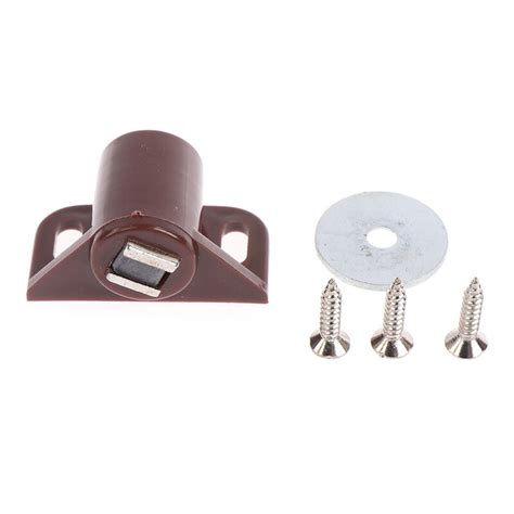 Set Abs Round Magnetic Door Catches Latch Cabinet Furniture Shutter