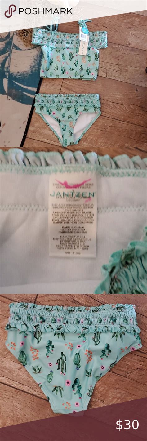 Jantzen Girls 2pc Swimsuit Nwt Size 7 Jantzen Swimsuits Cactus Print