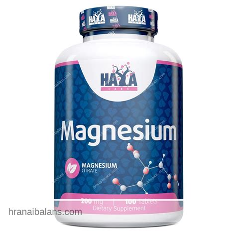 Haya Labs Magnesium Citrate Mg Tabs