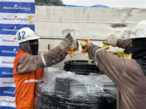 Aduana Nacional Inutiliza Toneladas De Contrabando Para Subasta