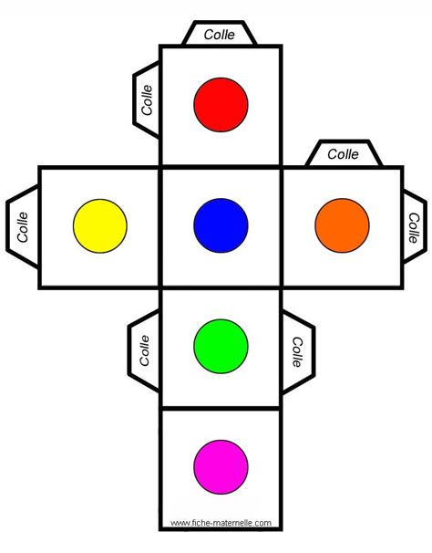 Jeux mathématiques : fabriquer un dés à jouer | Jeux mathématiques, Dé à jouer, Jeu de l'oie