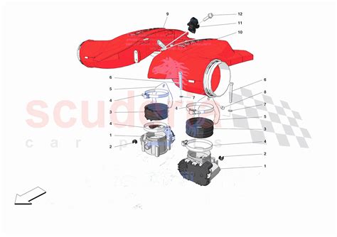 Injection Control Parts For Ferrari F Spider Europe Rh Scuderia Car