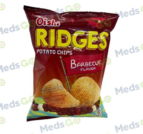 RIDGES Oishi Potato Chips Barbeque Flavor 60g Price In The Philippines