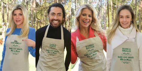 Bake OFF Brasil 2ª Temporada tem Carlo Porto Karina Bacchi e veja