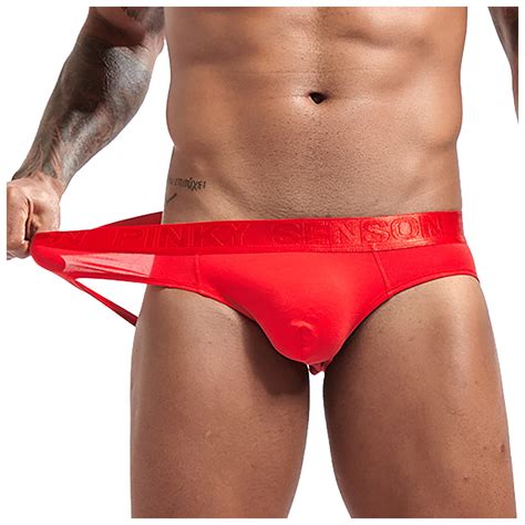 Rpvati Men Thong G String Soft Low Rise Sexy Backless G String Mens