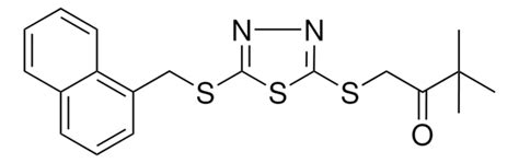 3 3 DIMETHYL 1 5 1 NAPHTHYLMETHYL THIO 1 3 4 THIADIAZOL 2 YL THIO 2