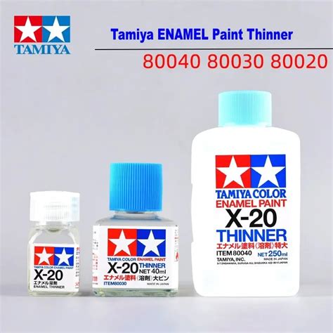 Tamiya Color ENAMEL Paint Thinner 80020 80030 80040 X20 10ML 40ML 250ML