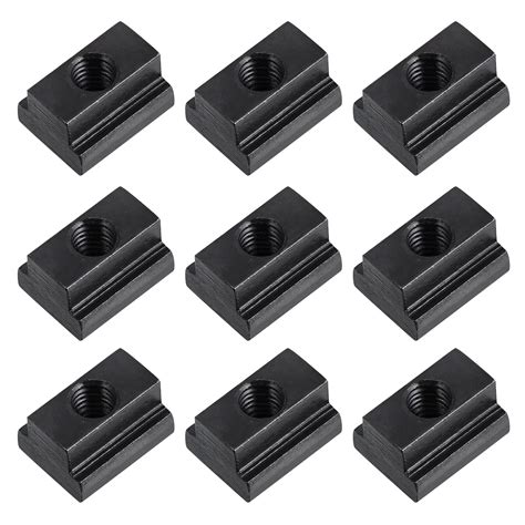 10pcs M8 T Slot Nuts T Sliding Nut Block Slots Carbon Steel Nuts For