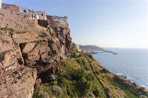 Cliff And Rocks Along The Sea By Stocksy Contributor Marcin Sobas