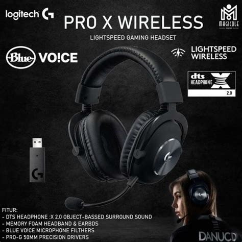 promo pro  wireless lightspeed gaming headset diskon   seller